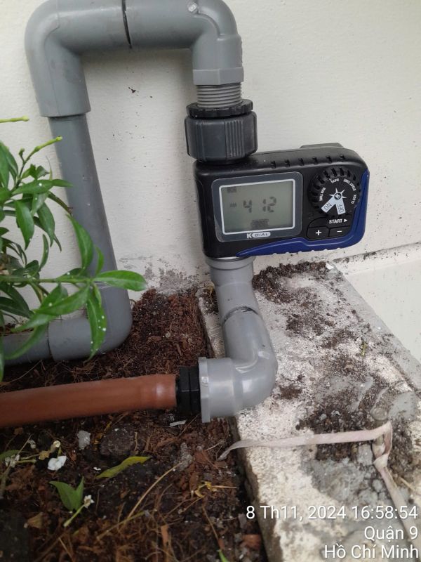 Mẹo tưới cây mỗi ngày với bộ hẹn giờ tưới timer K-Rain