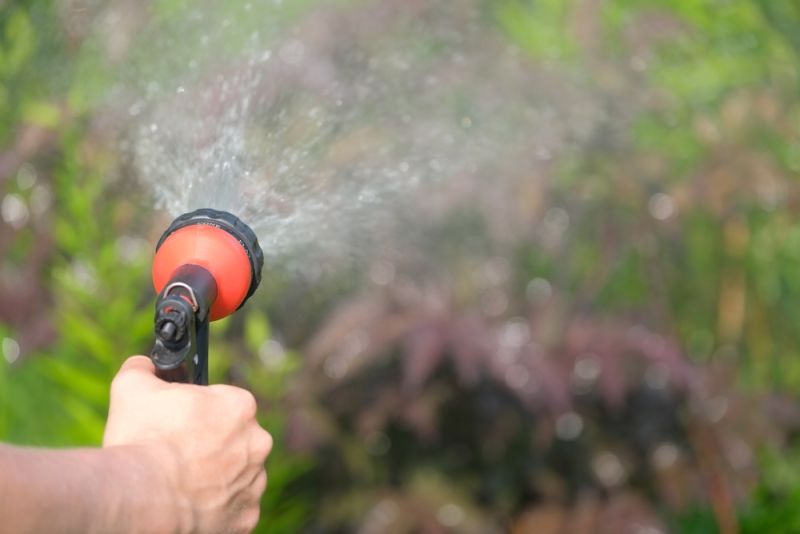 Tưới cây bằng bộ cuộn tưới với vòi phun đa chức năng Holman